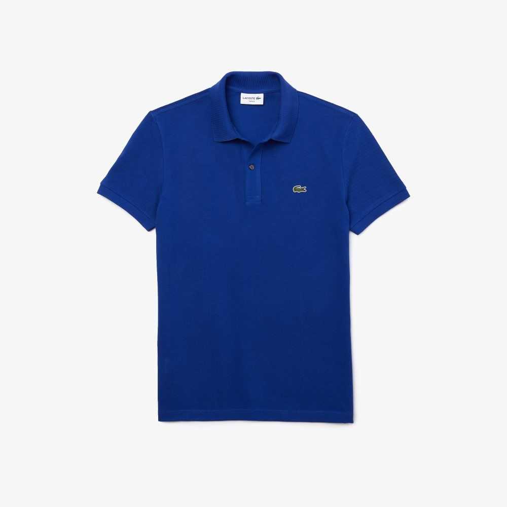 Lacoste Original L.12.12 Slim Fit Petit Pique Bomull Blå | KVOAG-5416