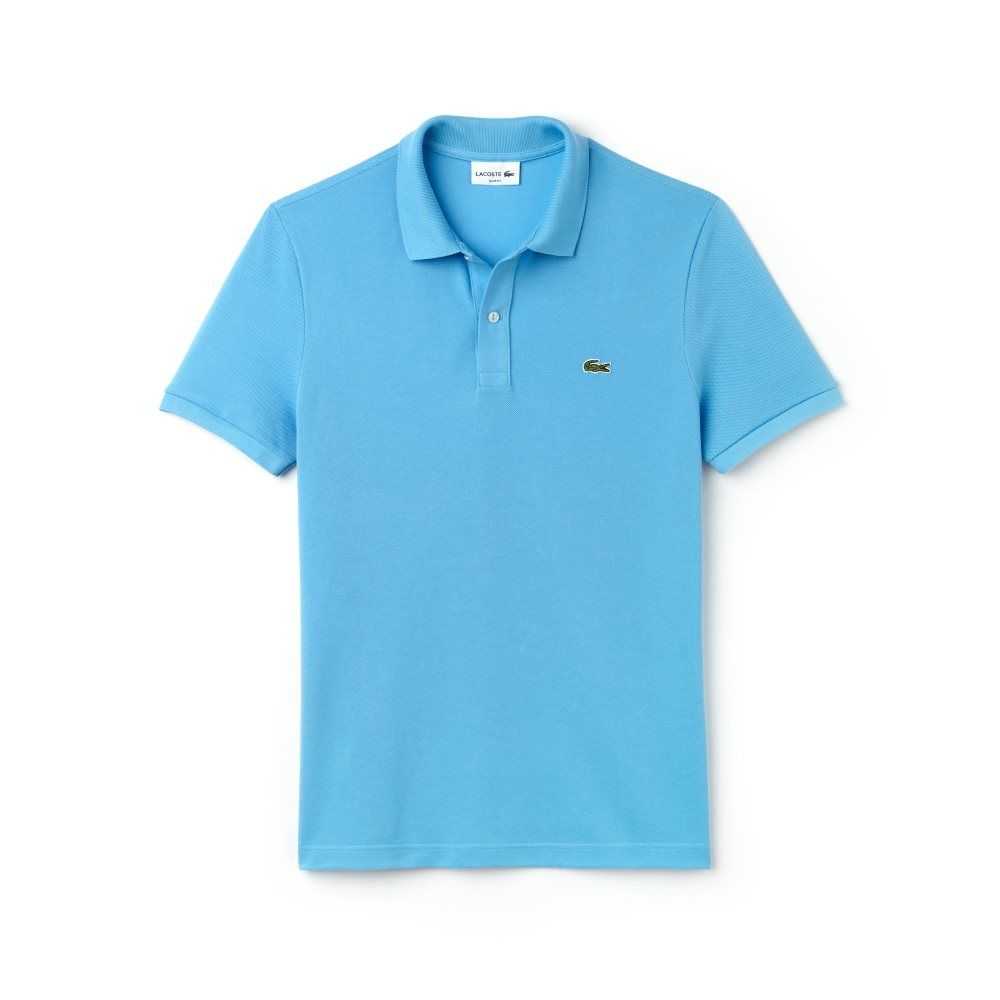 Lacoste Original L.12.12 Slim Fit Petit Pique Bomull Ljusblå | LWVXK-5068