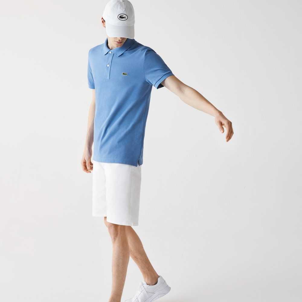 Lacoste Original L.12.12 Slim Fit Petit Pique Bomull Blå | MVNAC-9576