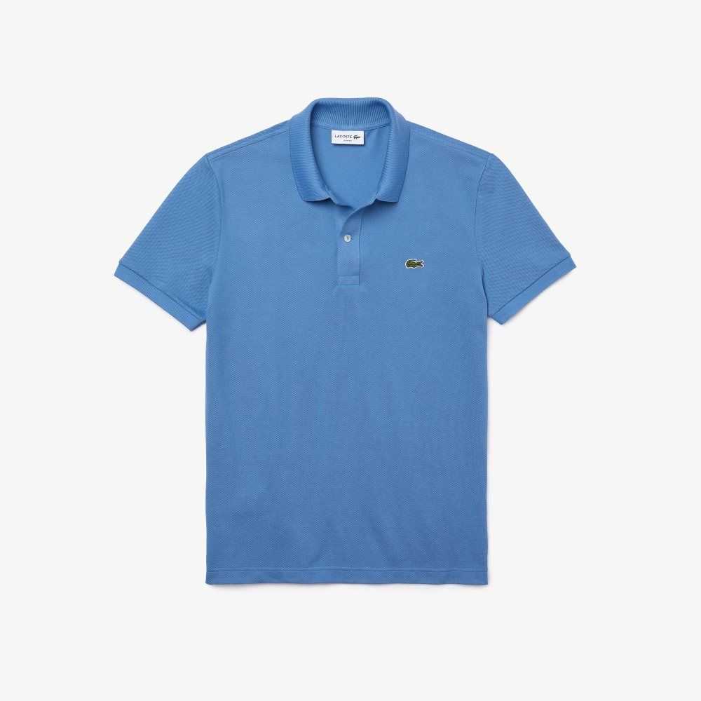 Lacoste Original L.12.12 Slim Fit Petit Pique Bomull Blå | MVNAC-9576