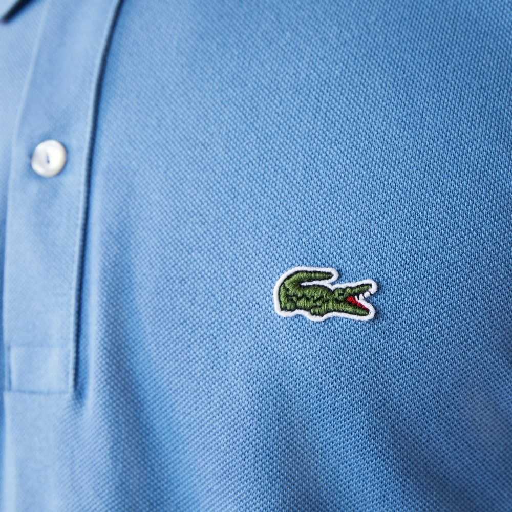 Lacoste Original L.12.12 Slim Fit Petit Pique Bomull Blå | MVNAC-9576