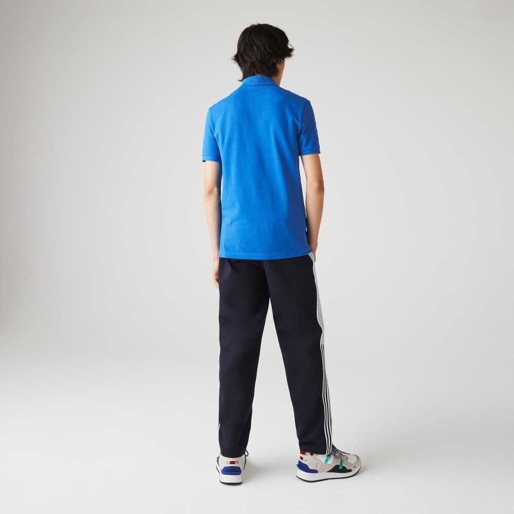 Lacoste Original L.12.12 Slim Fit Petit Pique Bomull Blå | NMCIT-6239