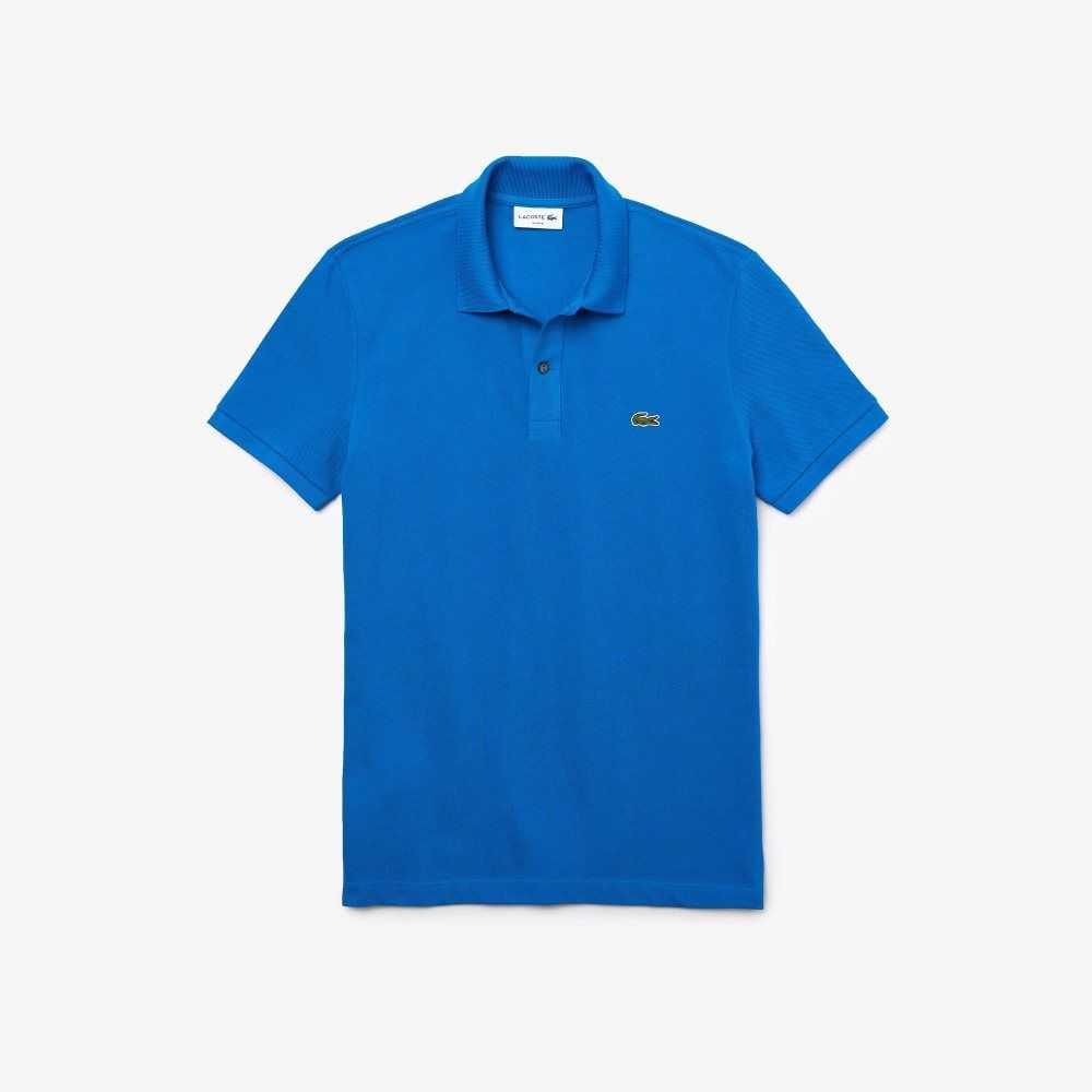 Lacoste Original L.12.12 Slim Fit Petit Pique Bomull Blå | NMCIT-6239