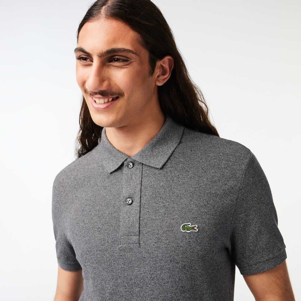 Lacoste Original L.12.12 Slim Fit Petit Pique Bomull Grå | OGHMR-6345