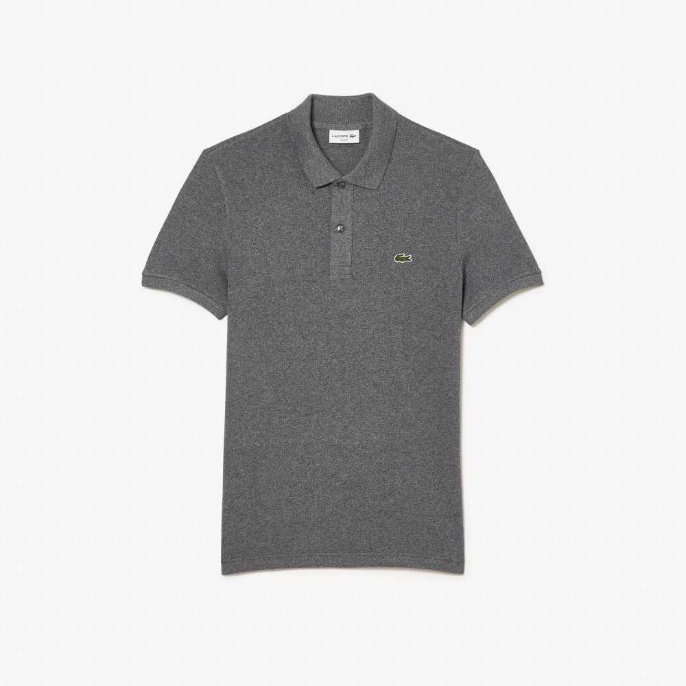 Lacoste Original L.12.12 Slim Fit Petit Pique Bomull Grå | OGHMR-6345