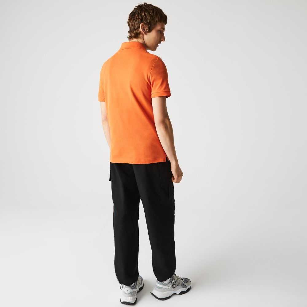 Lacoste Original L.12.12 Slim Fit Petit Pique Bomull Orange | ONYLB-4296