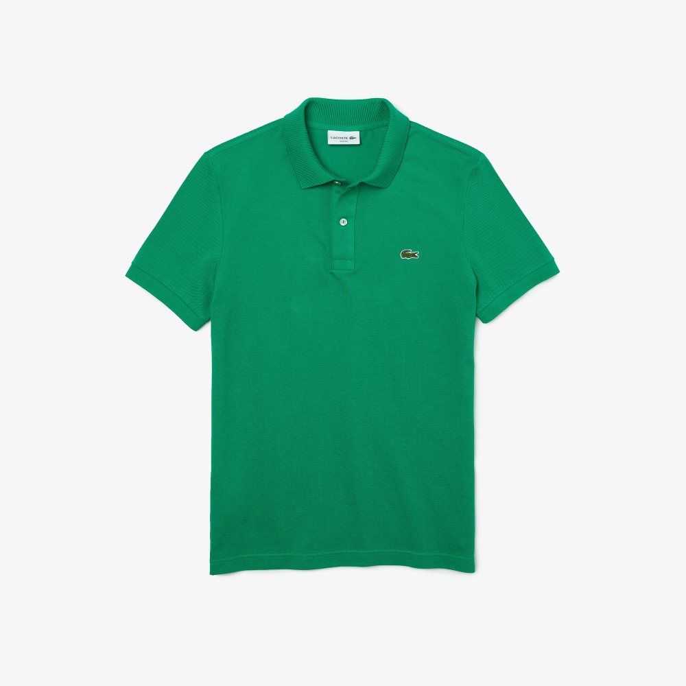 Lacoste Original L.12.12 Slim Fit Petit Pique Bomull Gröna | RIZHV-7284