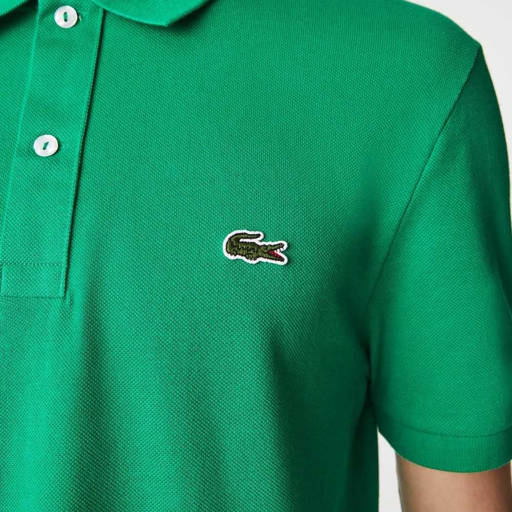 Lacoste Original L.12.12 Slim Fit Petit Pique Bomull Gröna | RIZHV-7284