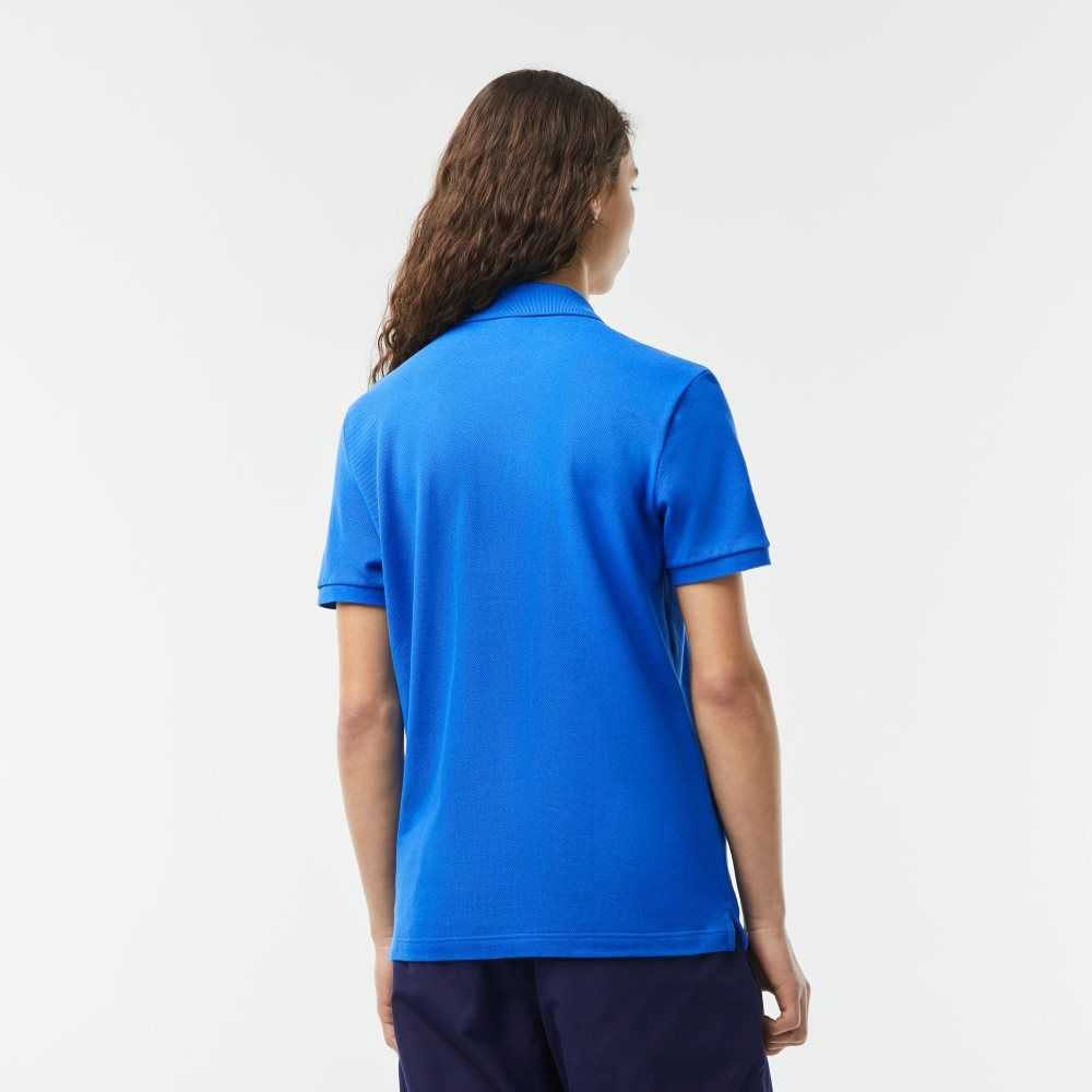 Lacoste Original L.12.12 Slim Fit Petit Pique Bomull Blå | SYALQ-0427