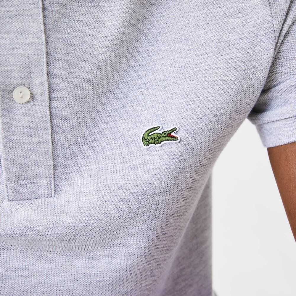 Lacoste Original L.12.12 Slim Fit Petit Pique Bomull Grå | TMOVU-8375