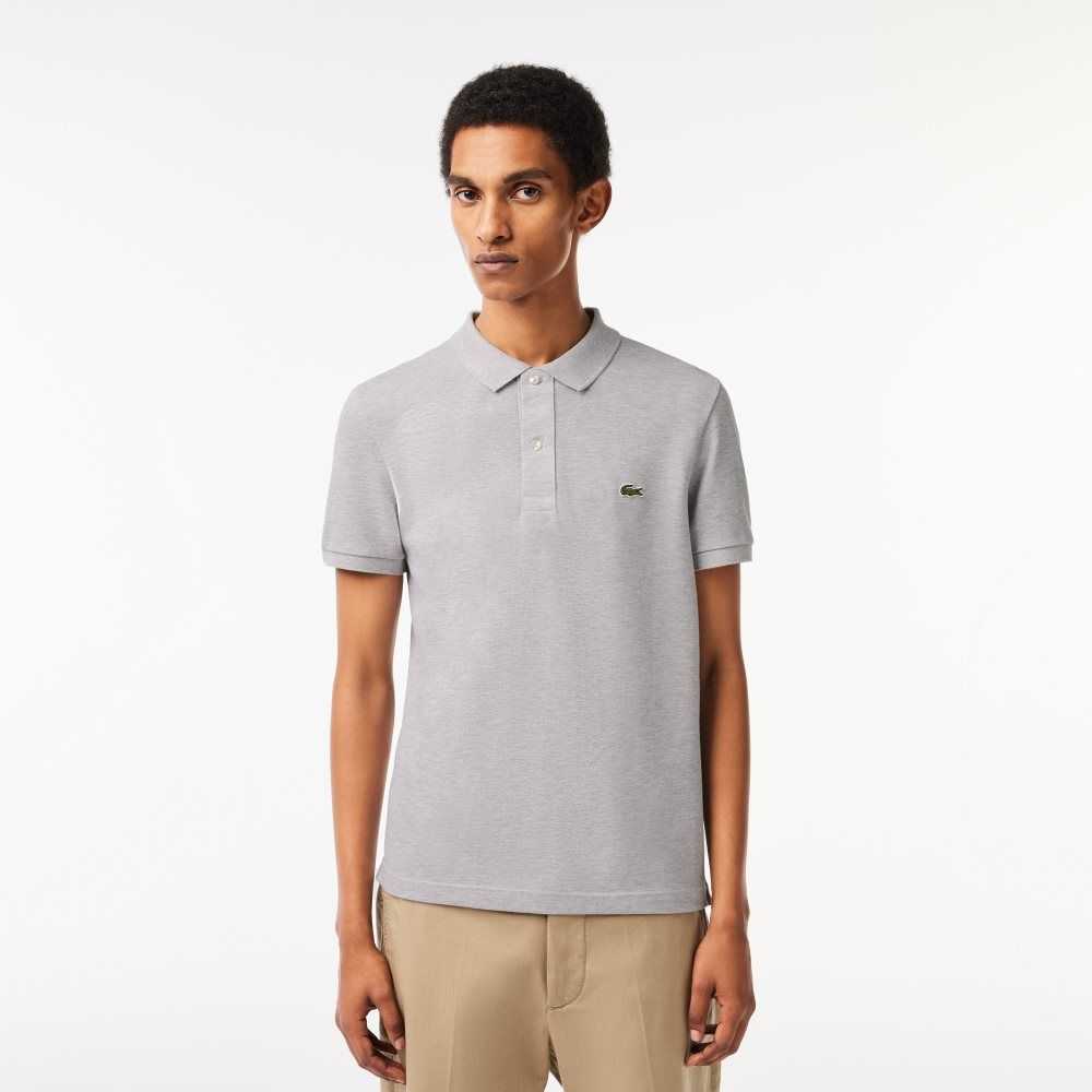 Lacoste Original L.12.12 Slim Fit Petit Pique Bomull Grå | TMOVU-8375