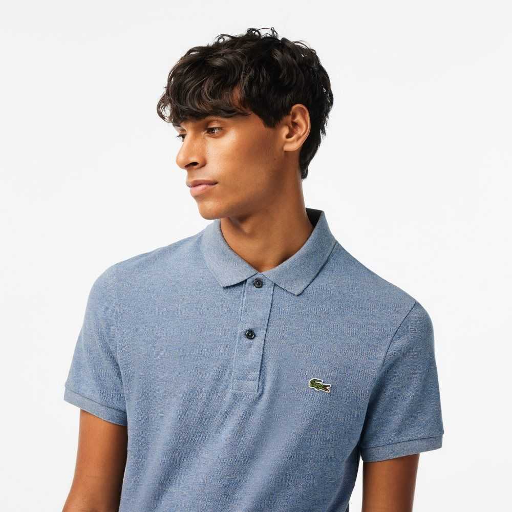 Lacoste Original L.12.12 Slim Fit Petit Pique Bomull Blå | TYJQW-2386