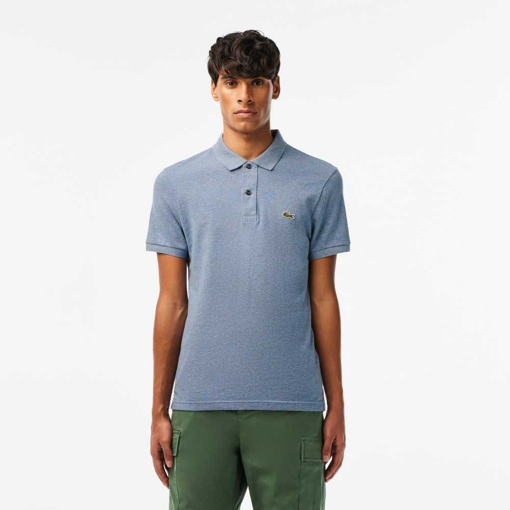 Lacoste Original L.12.12 Slim Fit Petit Pique Bomull Blå | TYJQW-2386