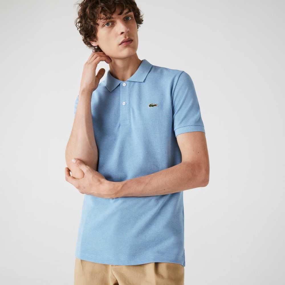 Lacoste Original L.12.12 Slim Fit Petit Pique Bomull Blå | UNAYT-5732