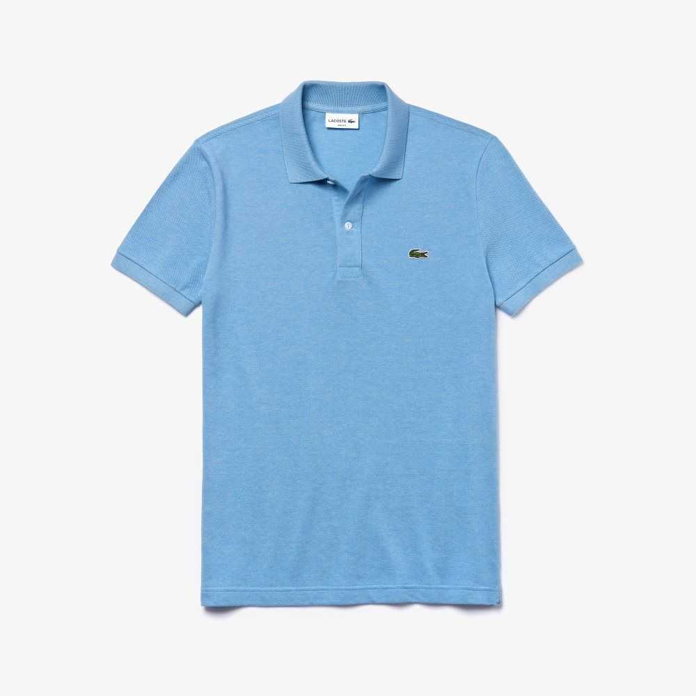 Lacoste Original L.12.12 Slim Fit Petit Pique Bomull Blå | UNAYT-5732