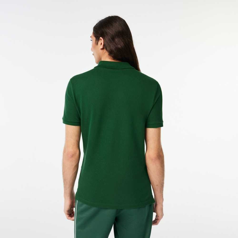 Lacoste Original L.12.12 Slim Fit Petit Pique Bomull Gröna | WDGHY-5034