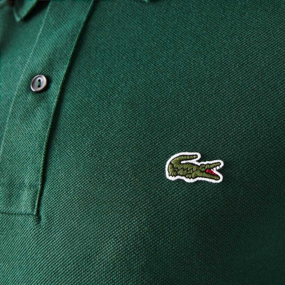 Lacoste Original L.12.12 Slim Fit Petit Pique Bomull Gröna | WDGHY-5034