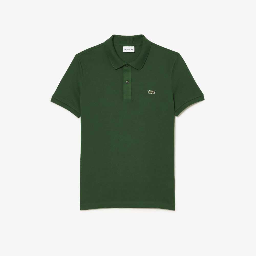 Lacoste Original L.12.12 Slim Fit Petit Pique Bomull Gröna | WDGHY-5034