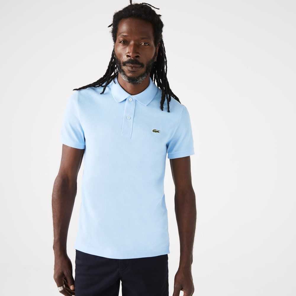 Lacoste Original L.12.12 Slim Fit Petit Pique Bomull Blå | WEXAC-2063