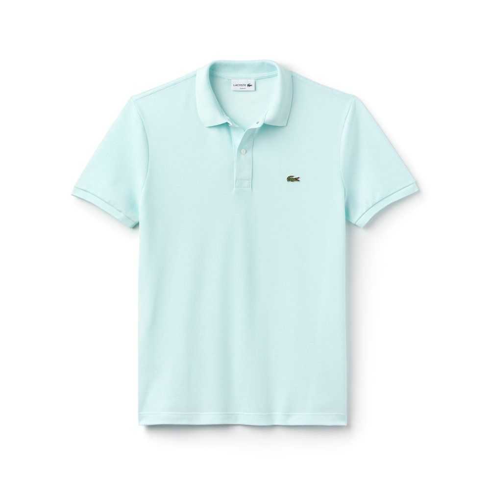 Lacoste Original L.12.12 Slim Fit Petit Pique Bomull Blå | WMLBU-9061