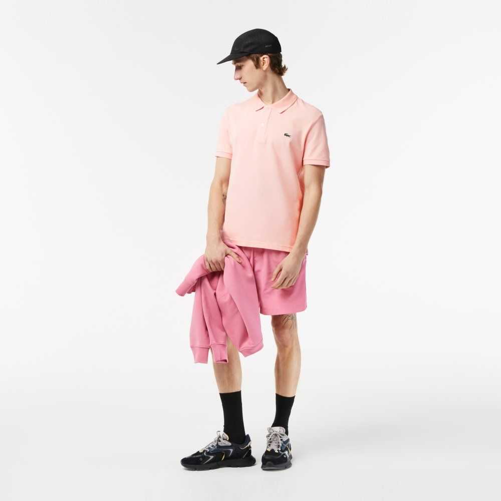 Lacoste Original L.12.12 Slim Fit Petit Pique Bomull Rosa | XLIHO-3872