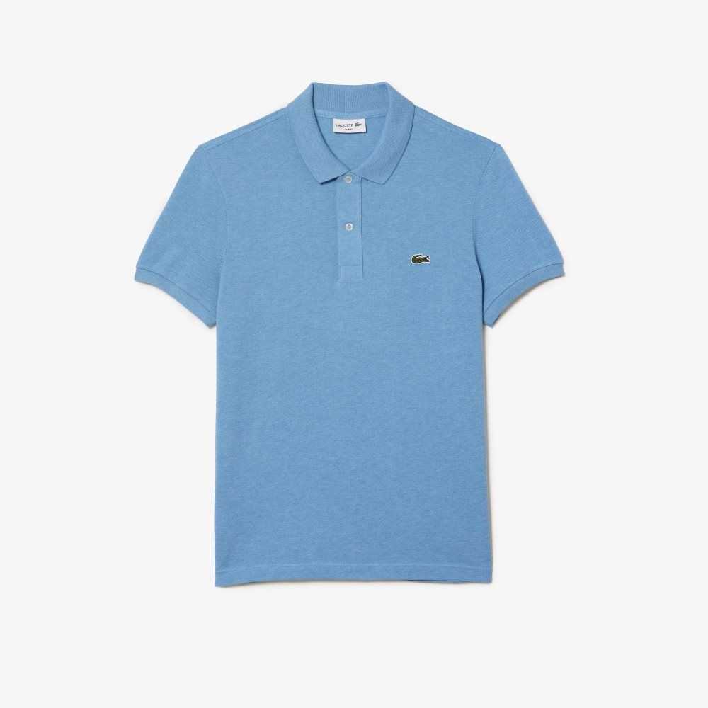 Lacoste Original L.12.12 Slim Fit Petit Pique Bomull Blå | YJHDU-0578