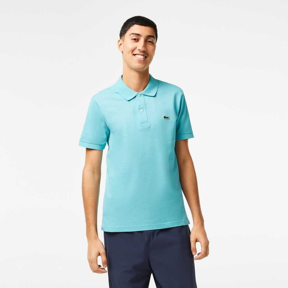 Lacoste Original L.12.12 Slim Fit Petit Pique Bomull Mintgröna | ZCGPS-9745