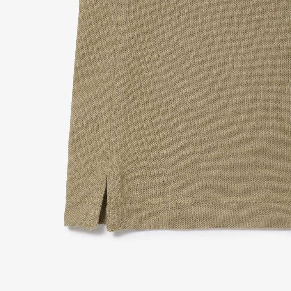 Lacoste Original L.12.12 Slim Fit Petit Pique Bomull Beige | ZENPS-2674