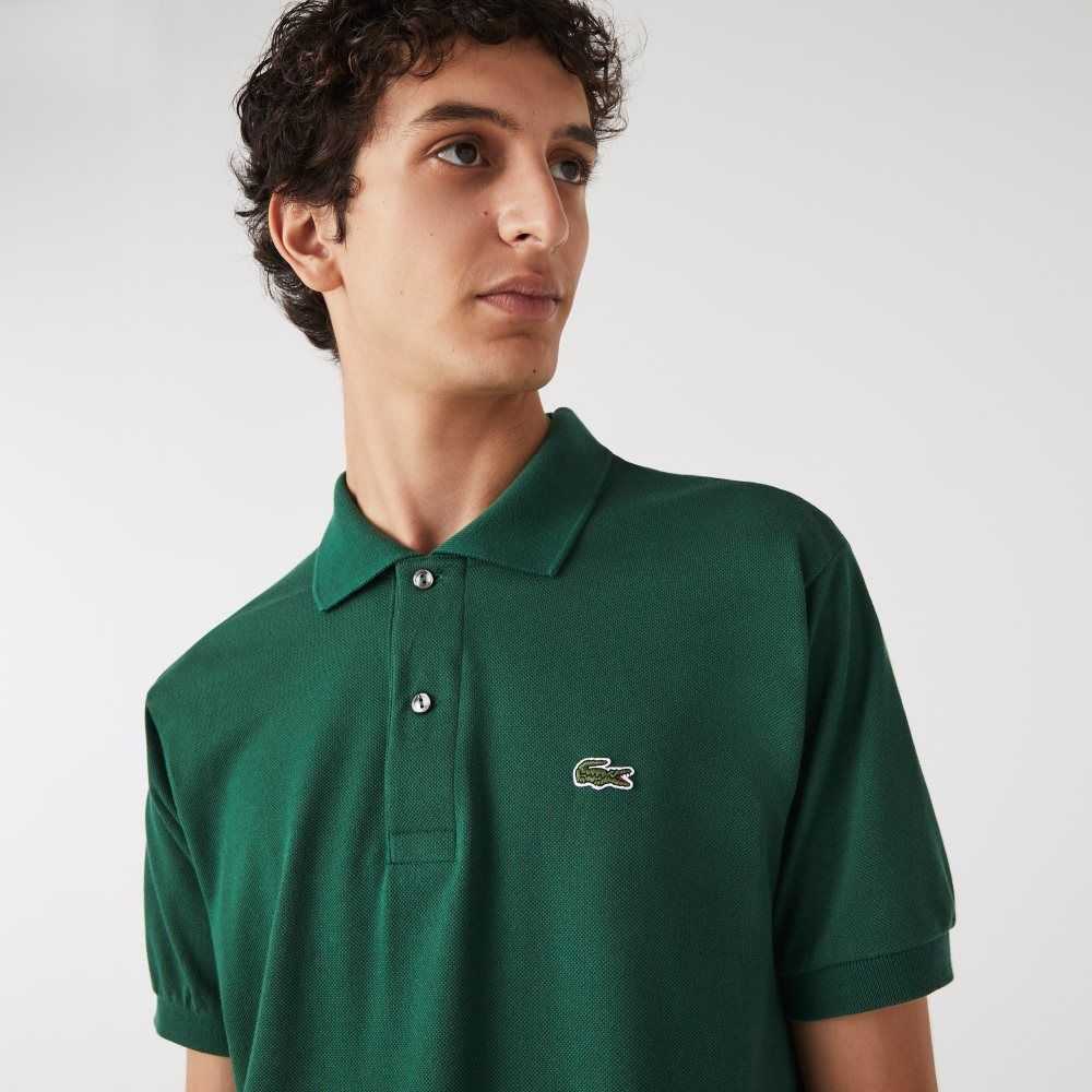 Lacoste Original L.12.12 petit pique cotton Gröna | BRFAN-5893