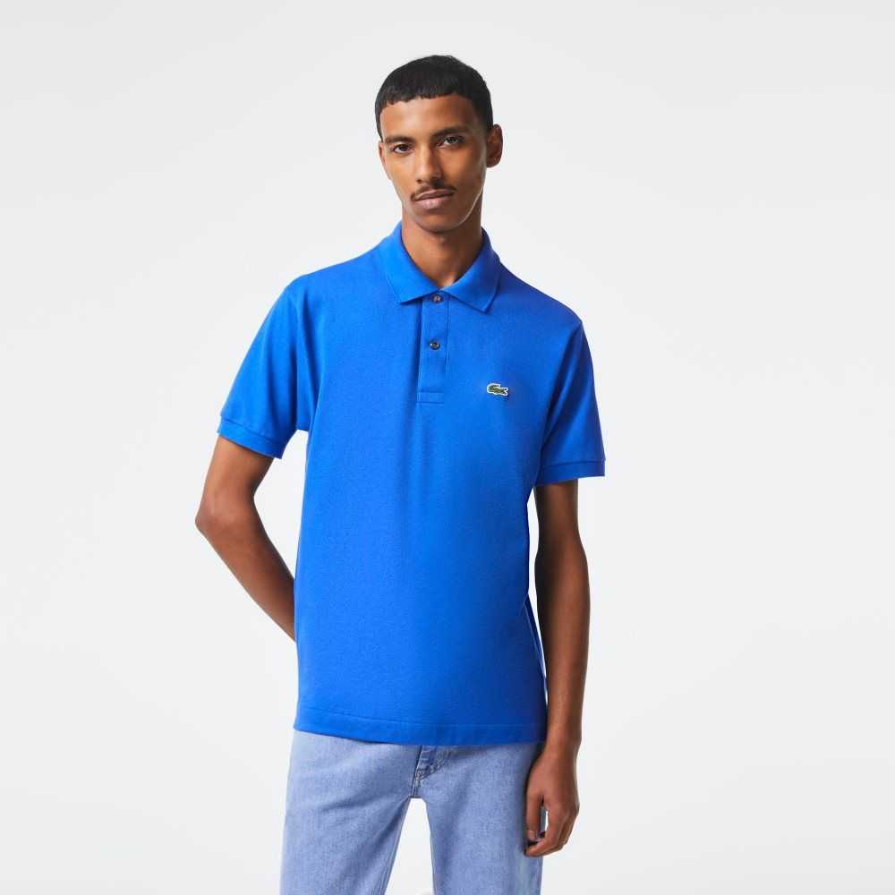 Lacoste Original L.12.12 petit pique cotton Blå | DFLRU-6985