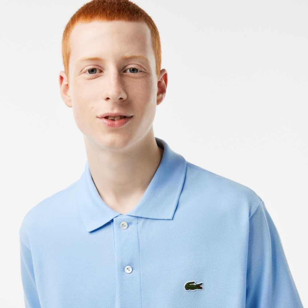 Lacoste Original L.12.12 petit pique cotton Blå | GYNRH-6253