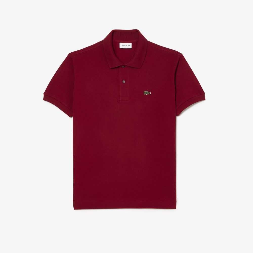 Lacoste Original L.12.12 petit pique cotton Vinröda | JDLRC-6584