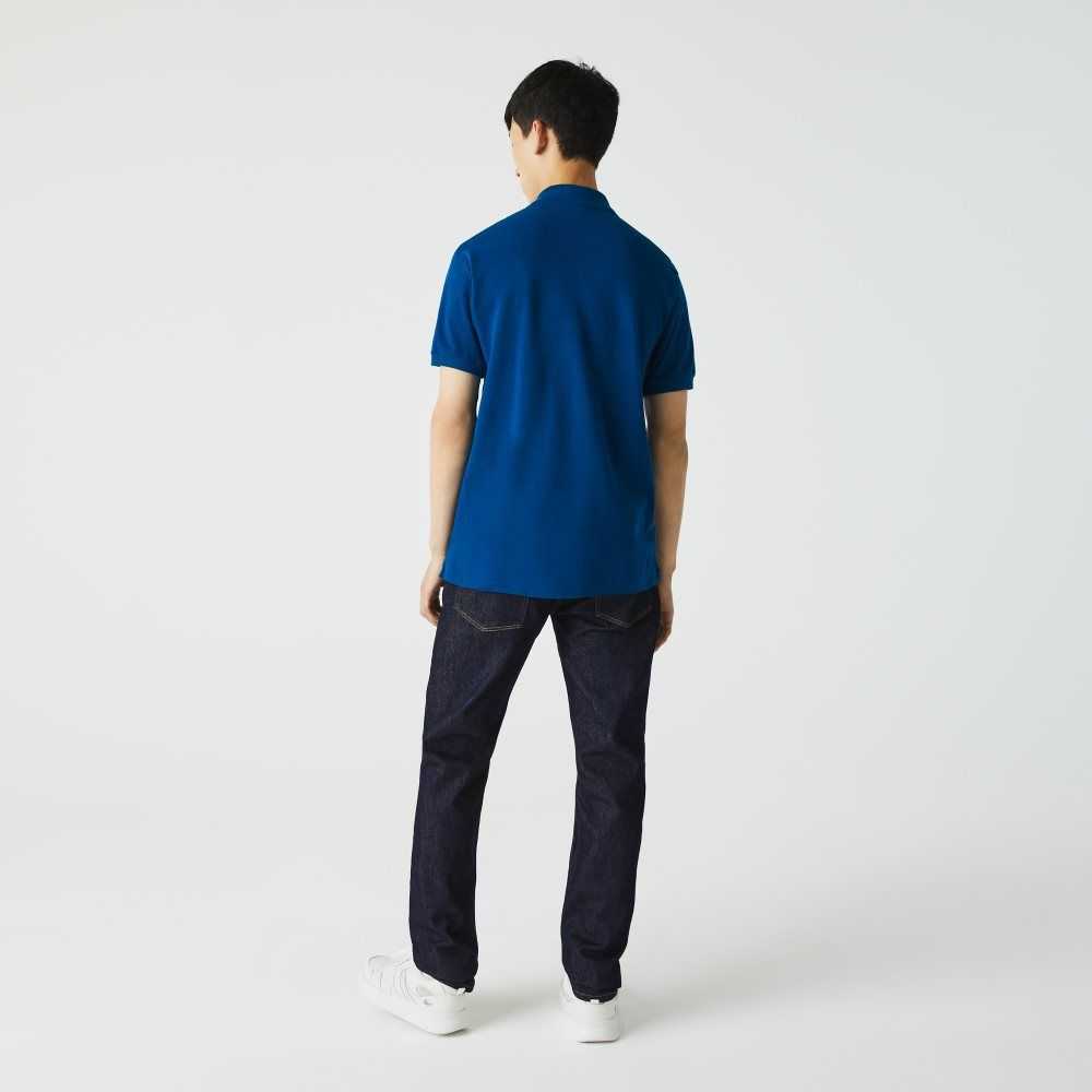 Lacoste Original L.12.12 petit pique cotton Blå | MLIHO-0317