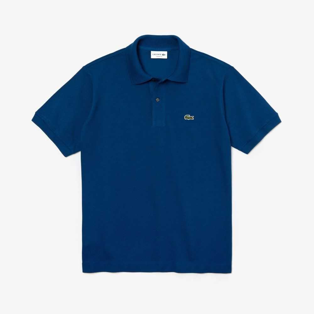 Lacoste Original L.12.12 petit pique cotton Blå | MLIHO-0317