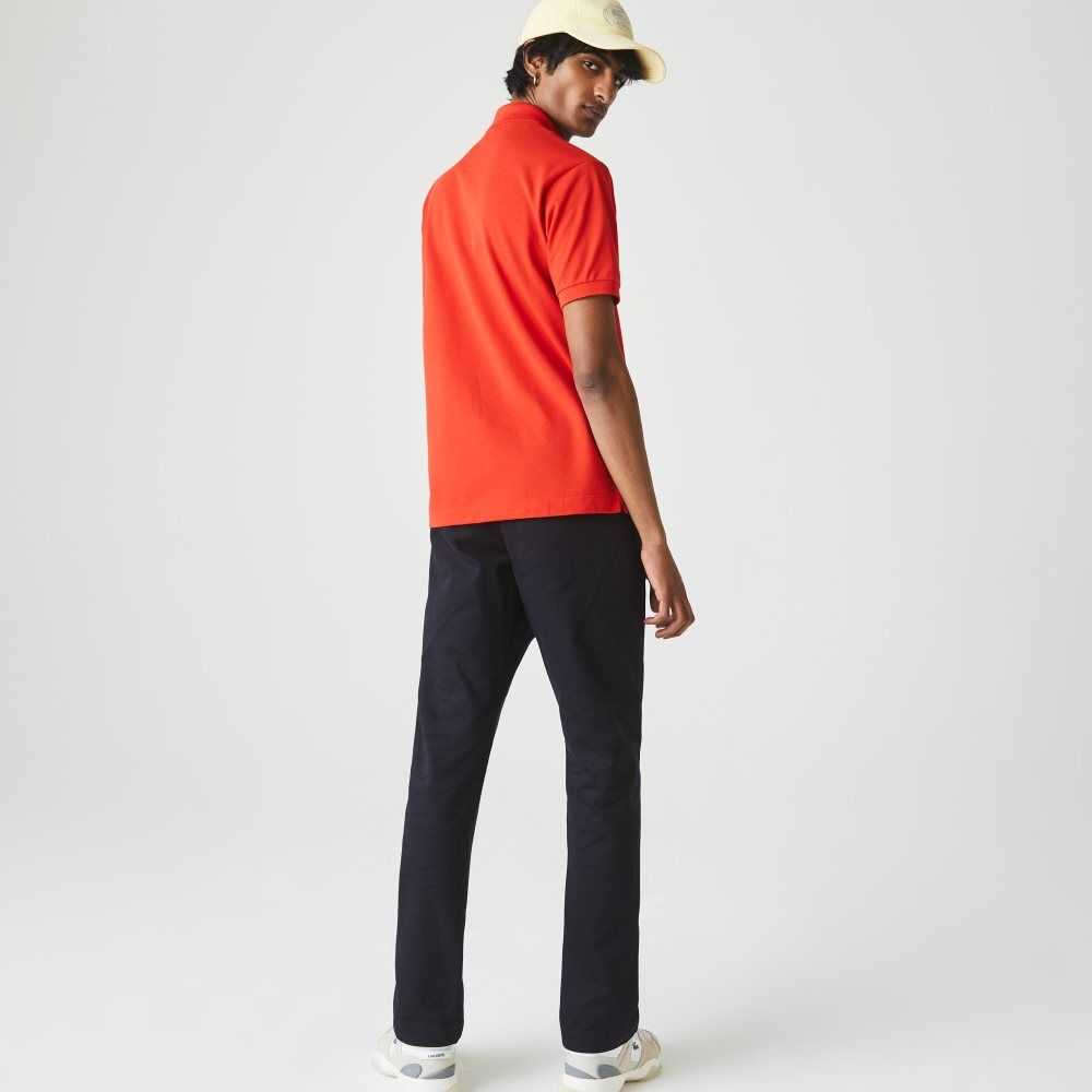 Lacoste Original L.12.12 petit pique cotton Röda | NOHLY-1892