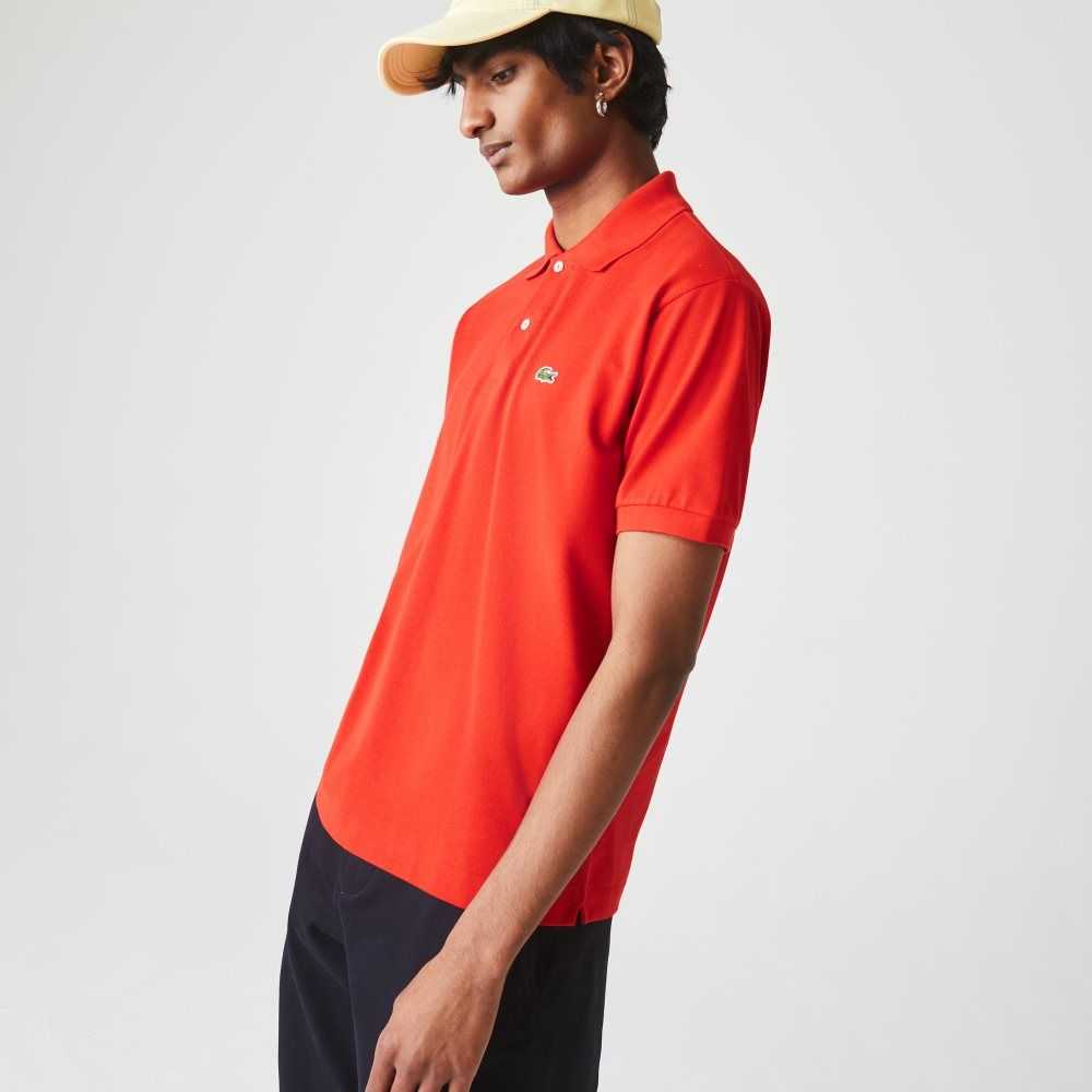 Lacoste Original L.12.12 petit pique cotton Röda | NOHLY-1892