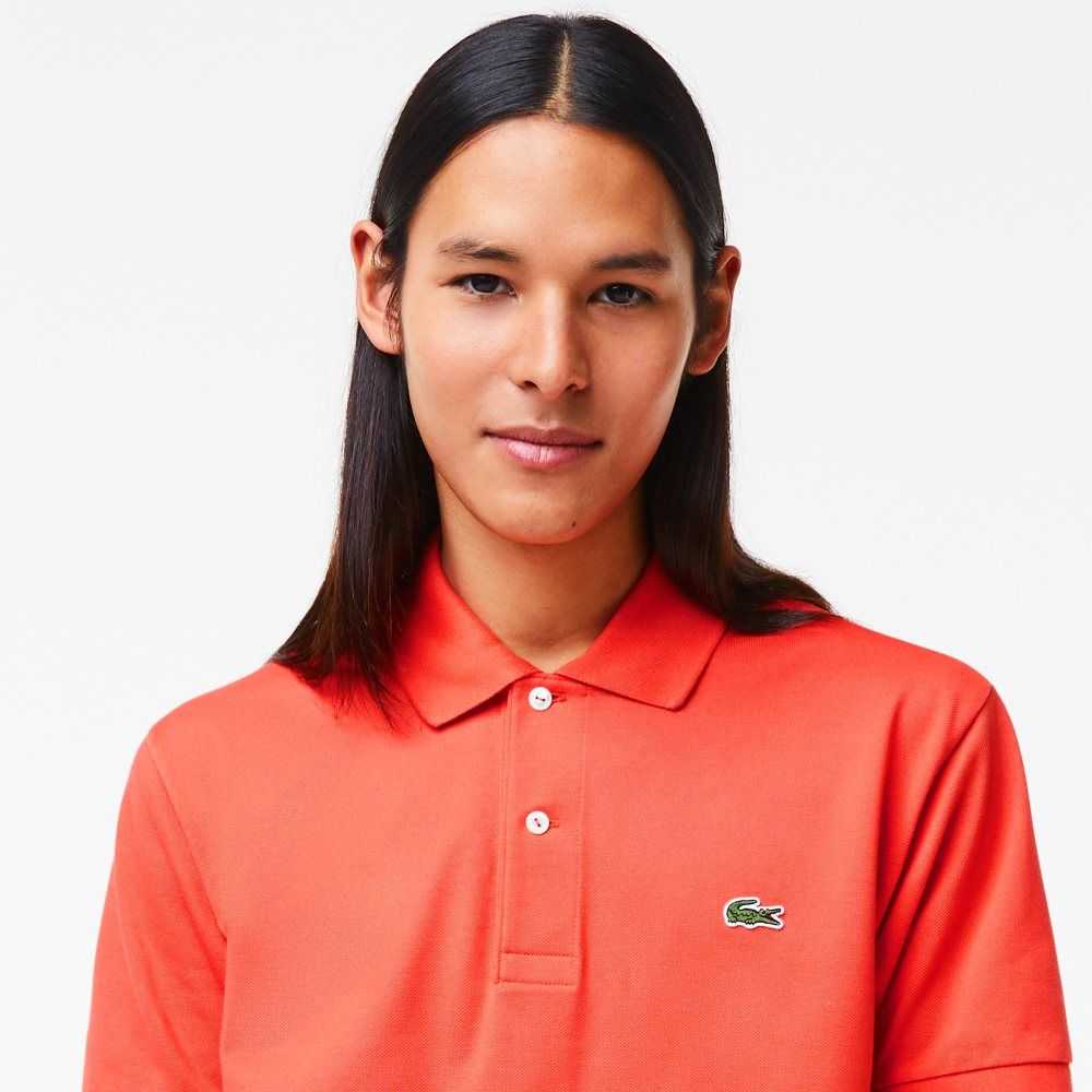 Lacoste Original L.12.12 petit pique cotton Orange | PRUXY-1627