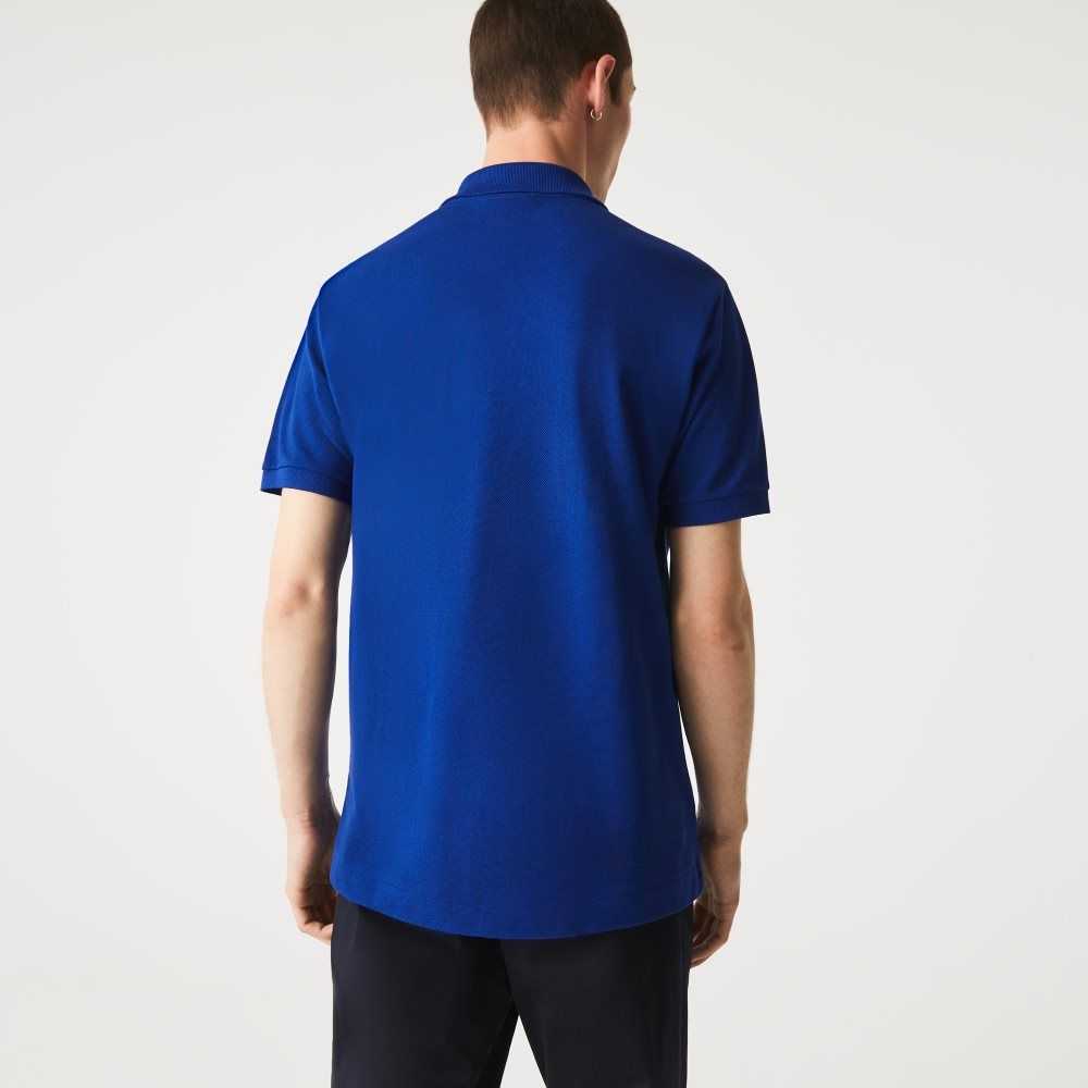 Lacoste Original L.12.12 petit pique cotton Blå | QFUKD-3159