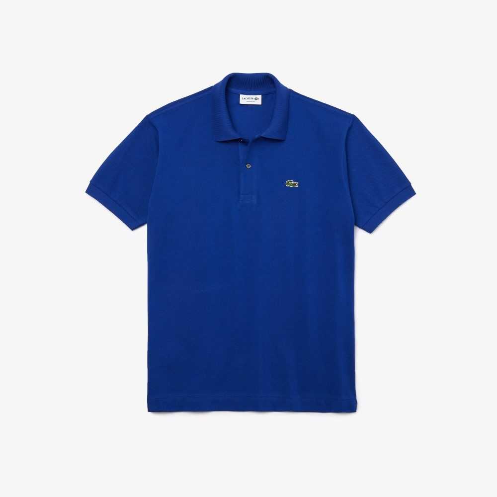 Lacoste Original L.12.12 petit pique cotton Blå | QFUKD-3159