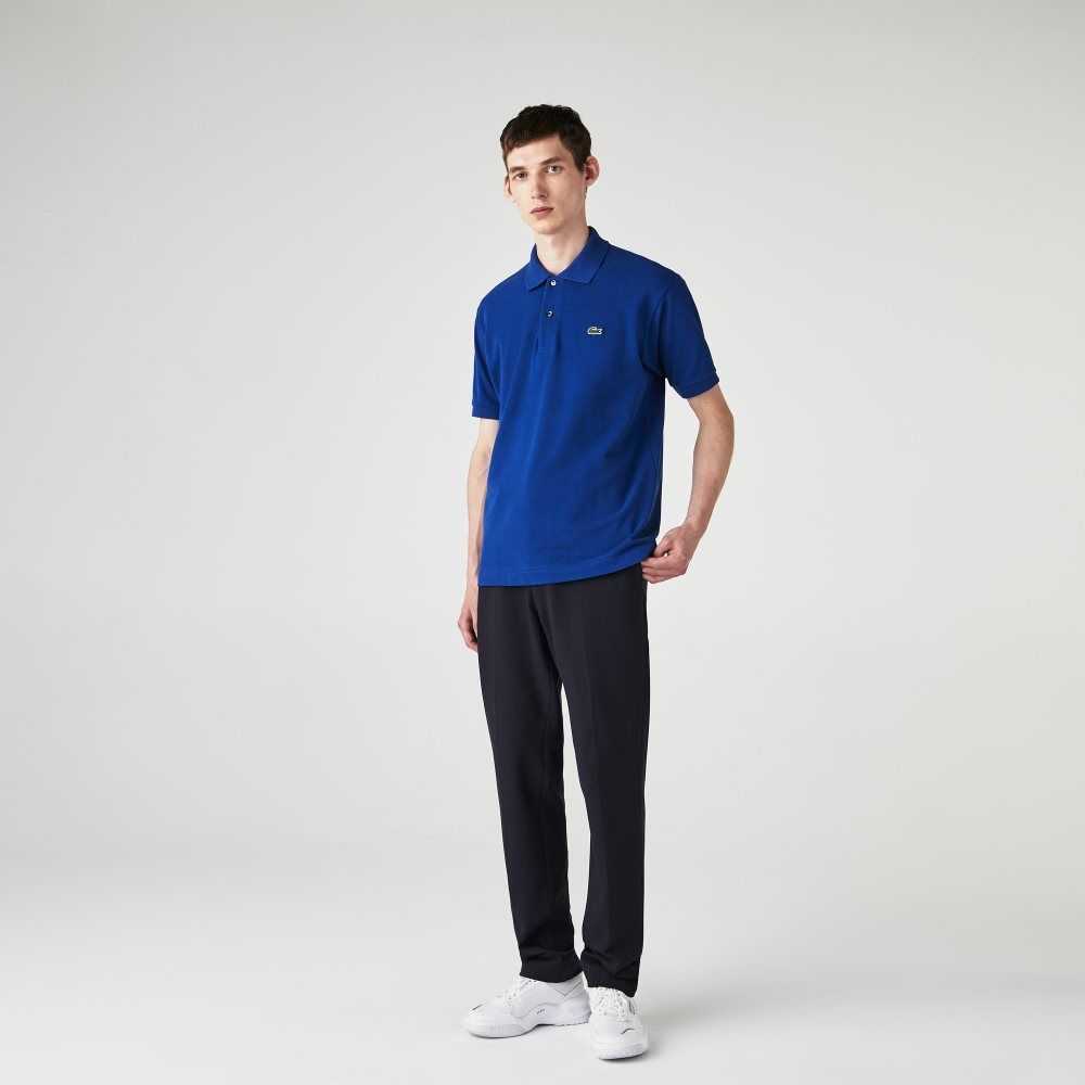 Lacoste Original L.12.12 petit pique cotton Blå | QFUKD-3159