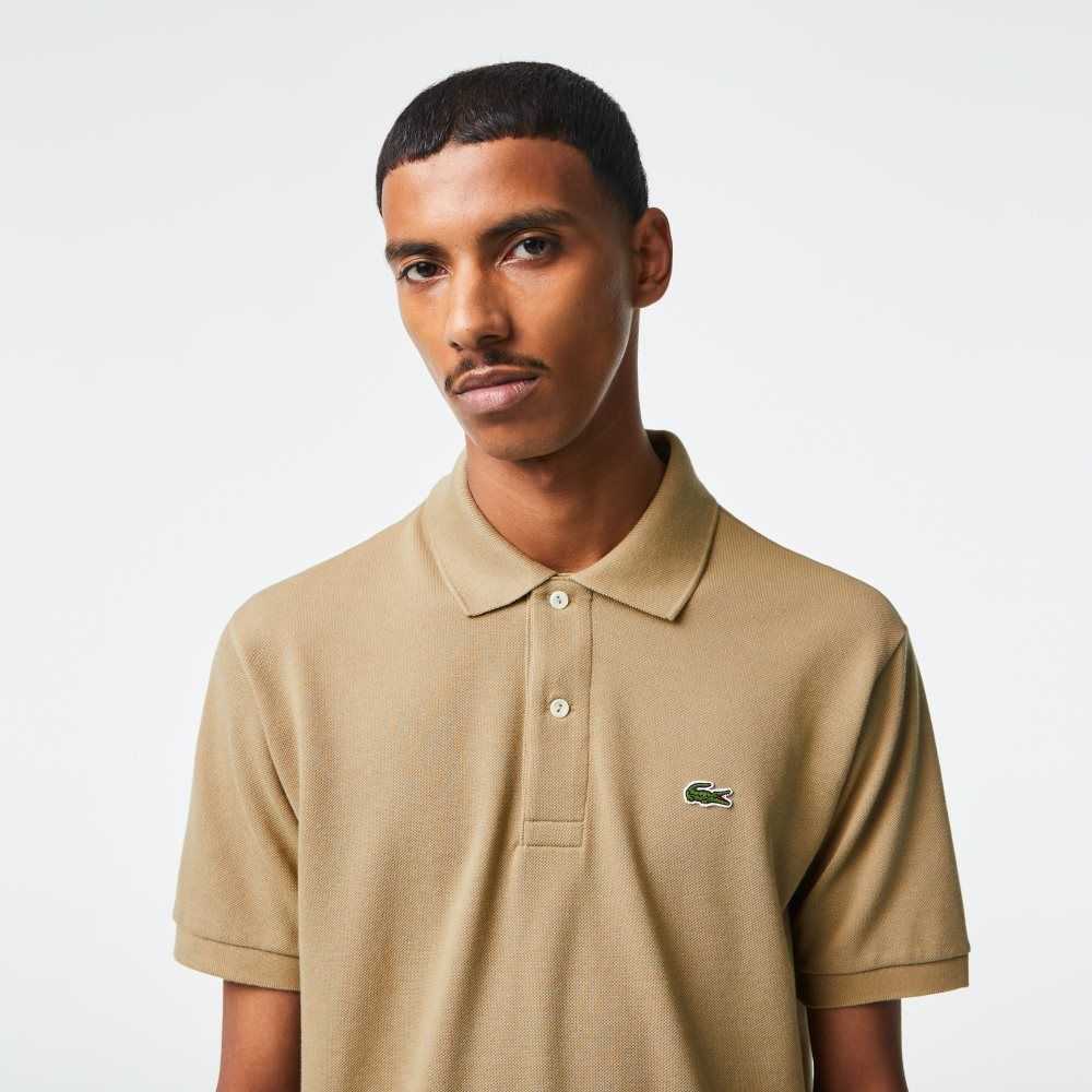 Lacoste Original L.12.12 petit pique cotton Beige | QZLSU-4637