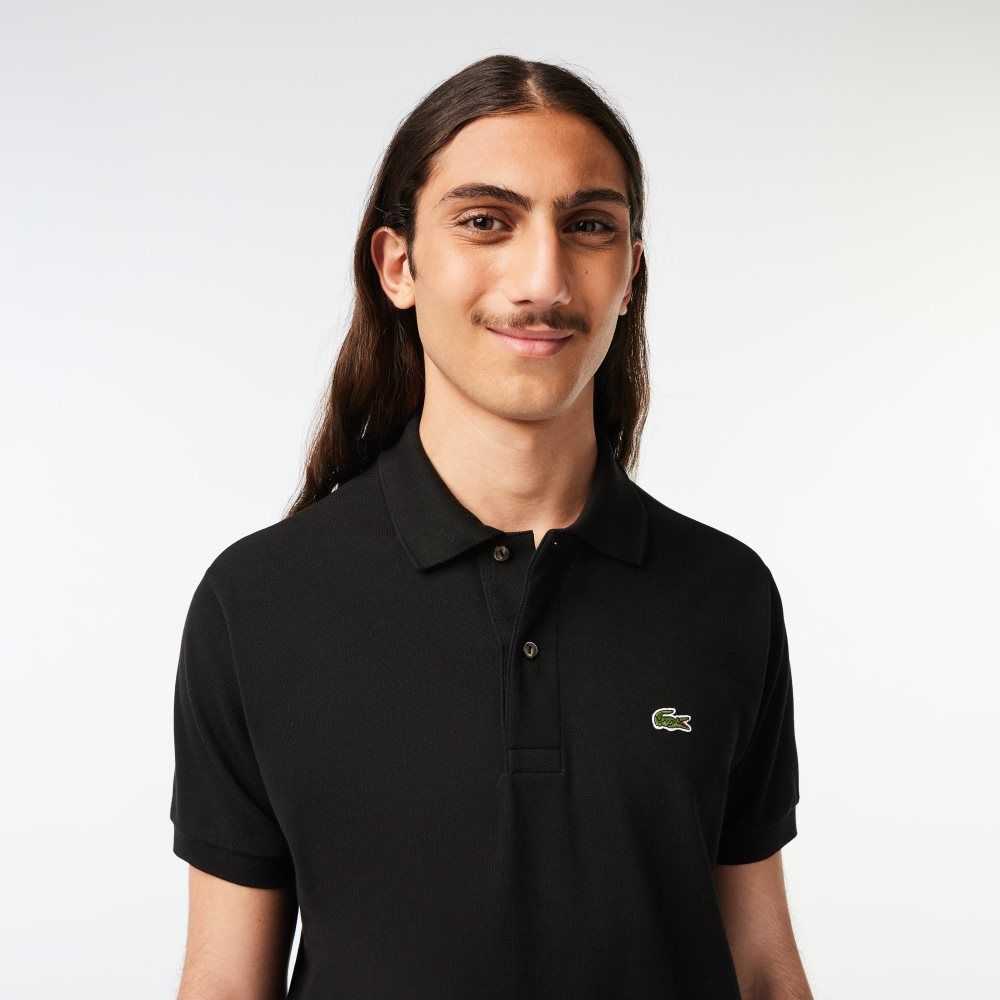 Lacoste Original L.12.12 petit pique cotton Svarta | UNDJI-7918