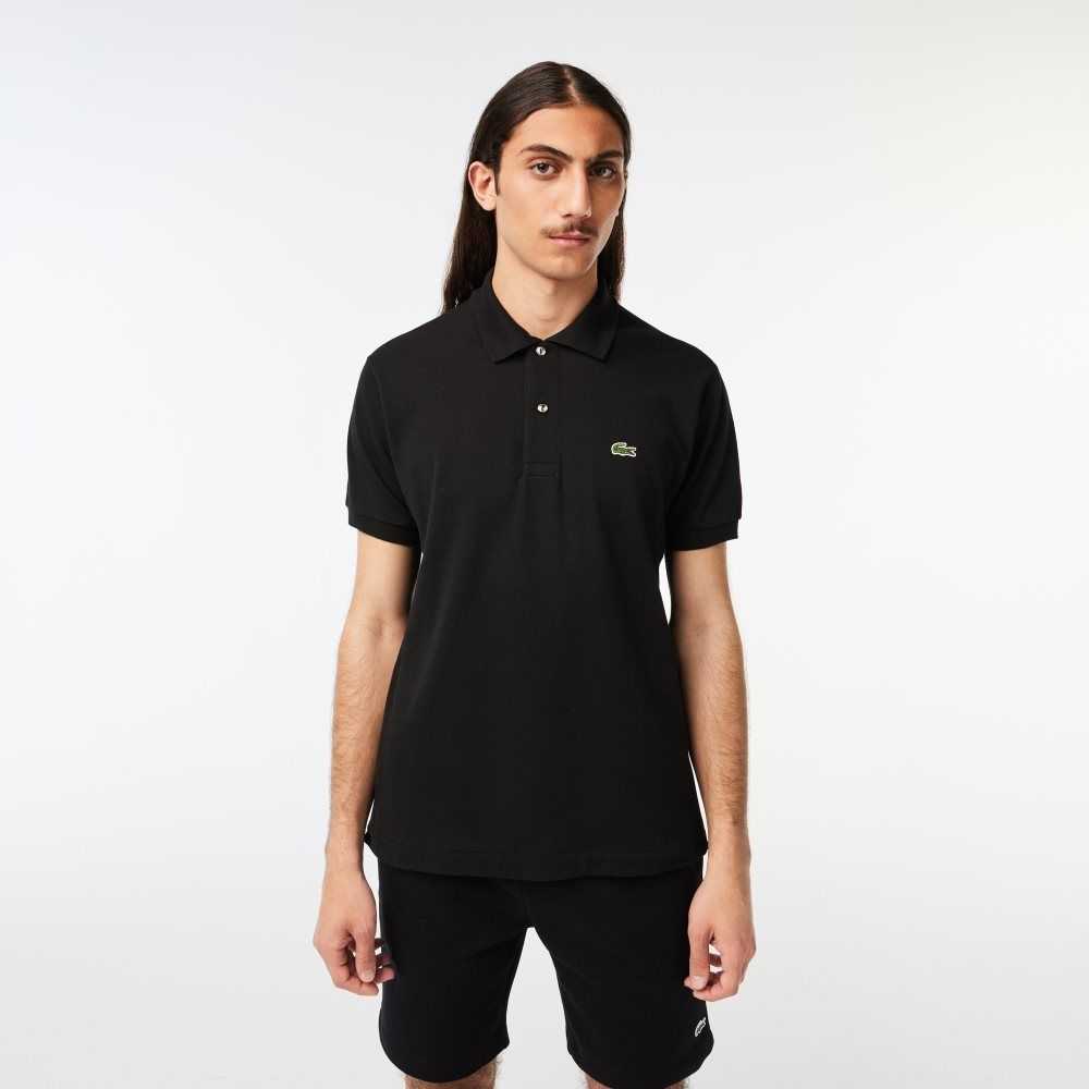 Lacoste Original L.12.12 petit pique cotton Svarta | UNDJI-7918