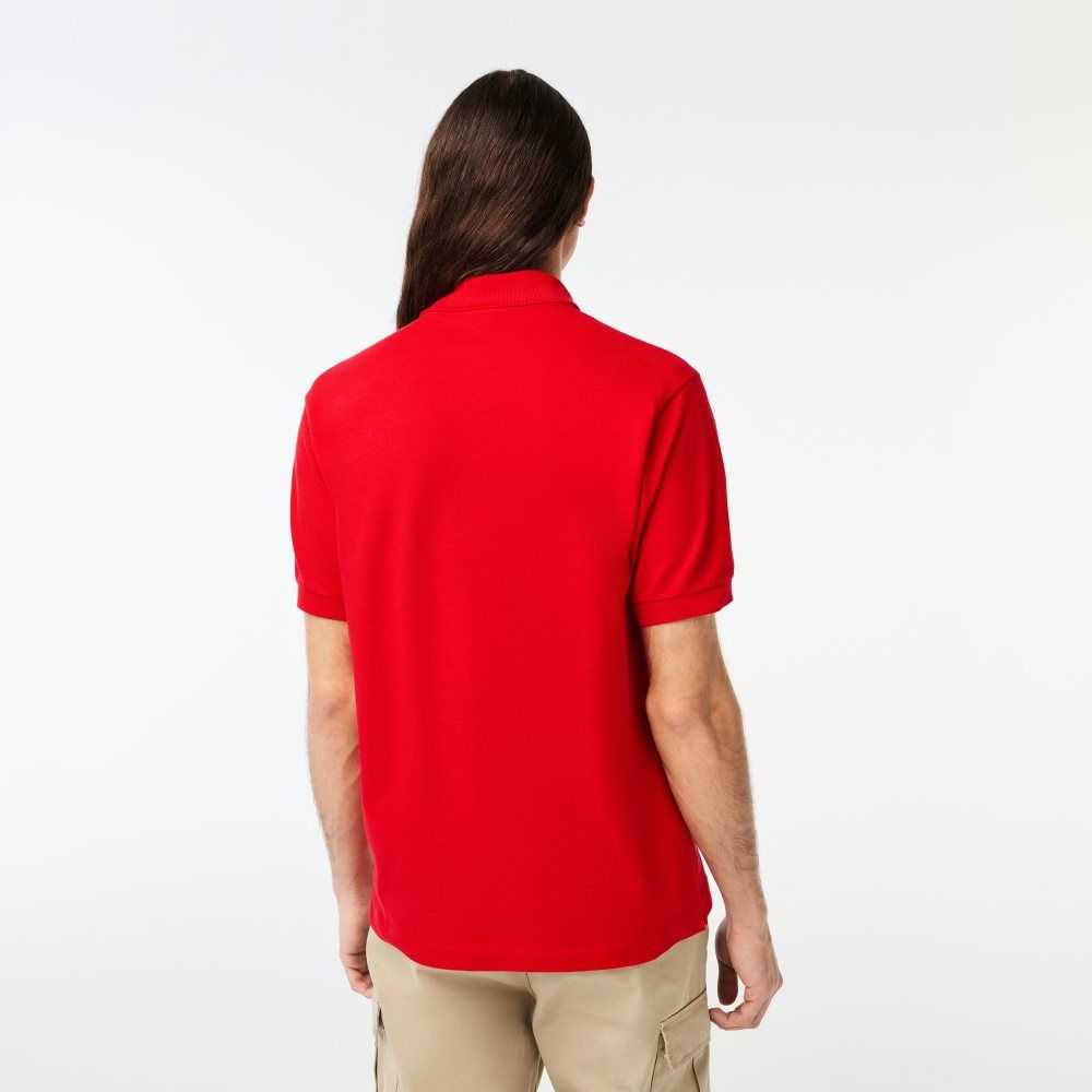 Lacoste Original L.12.12 petit pique cotton Röda | WIDFT-8960