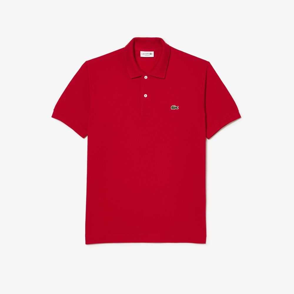 Lacoste Original L.12.12 petit pique cotton Röda | WIDFT-8960