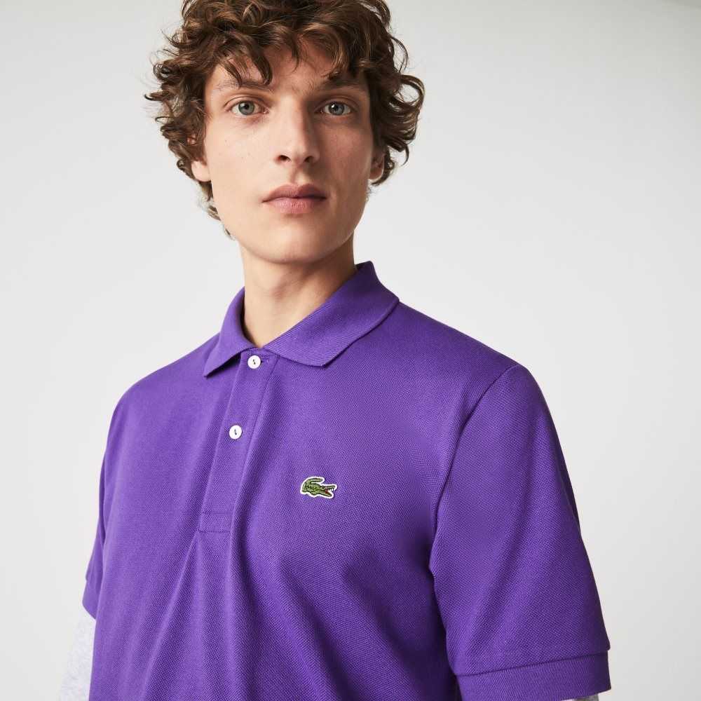 Lacoste Original L.12.12 petit pique cotton Lila | XNRJW-4683