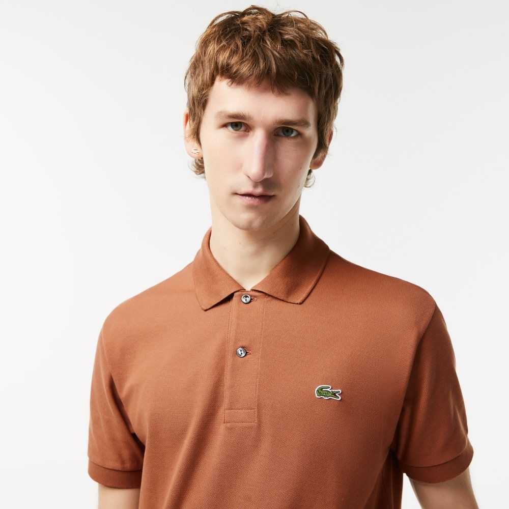 Lacoste Original L.12.12 petit pique cotton Ljusbruna | YSDBV-0839