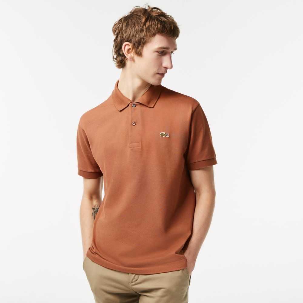 Lacoste Original L.12.12 petit pique cotton Ljusbruna | YSDBV-0839