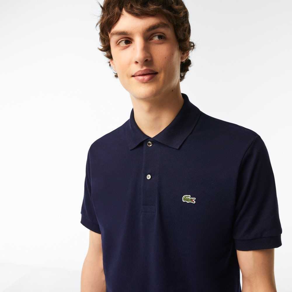 Lacoste Original L.12.12 petit pique cotton Marinblå Blå | ZVBHX-0342