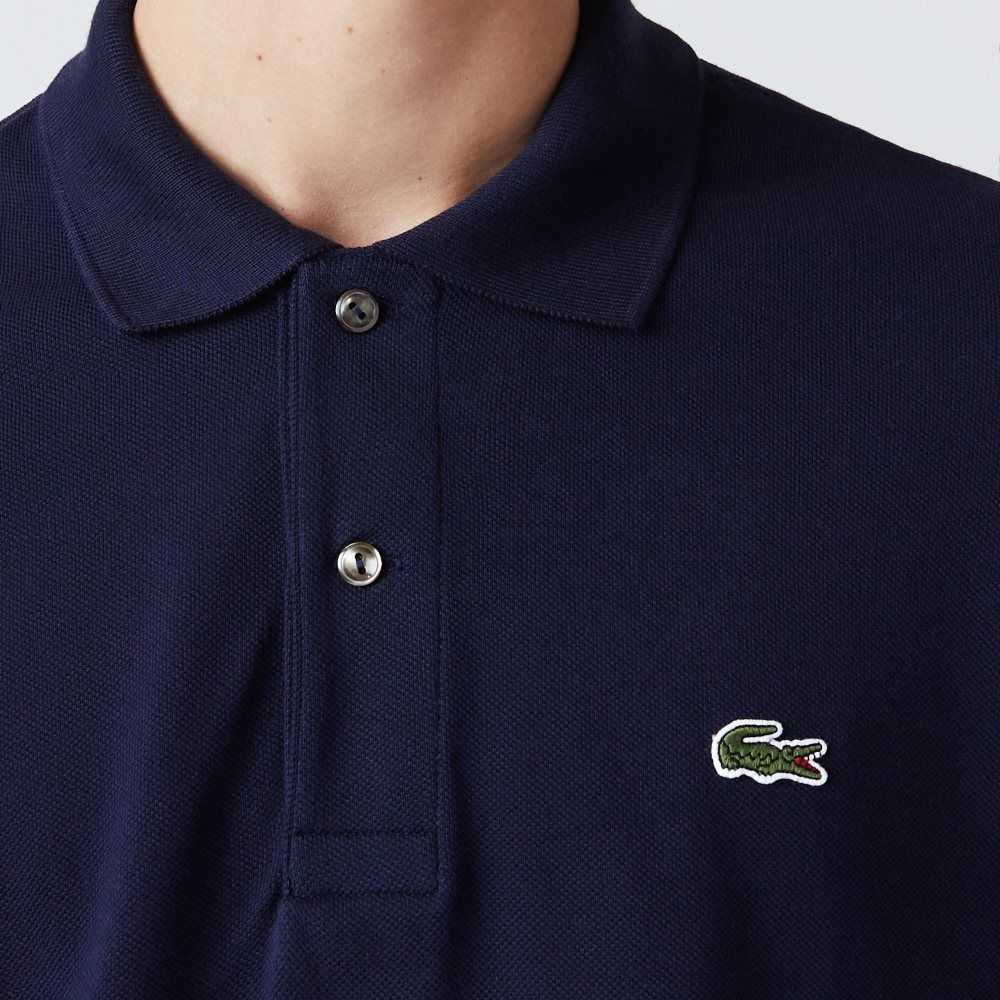 Lacoste Original L.12.12 petit pique cotton Marinblå Blå | ZVBHX-0342